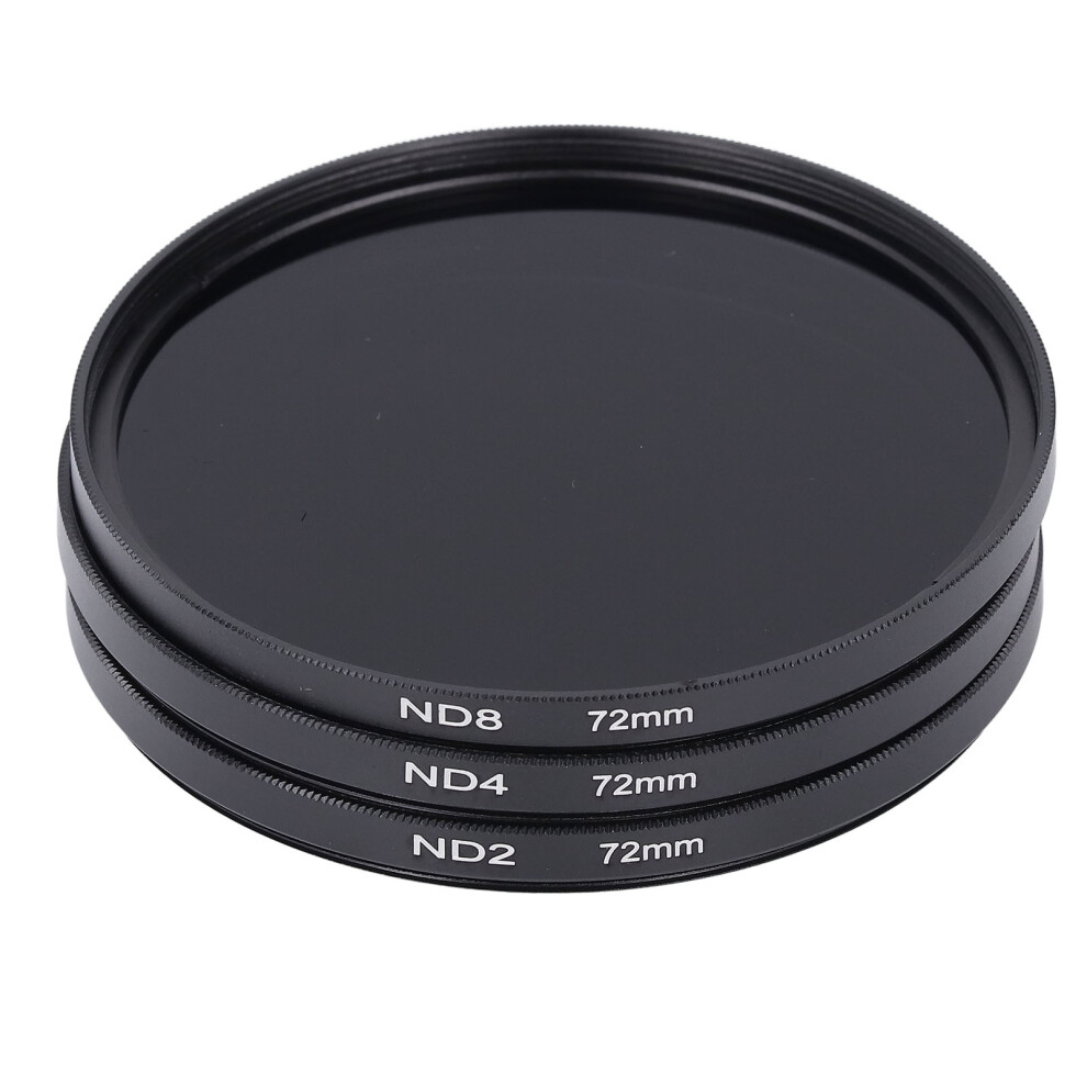 Nd Filter Set 72Mm Hd Multi-Layer Coated Nd2/Nd4/Nd8 For Photography Light 6951335281197