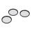 3 Stück 49 mm Sternfilter-Set 4/6/8 Silberfarbener Beutel 1