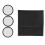 3 Stück 49 mm Sternfilter-Set 4/6/8 Silberfarbener Beutel 10