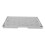 Spacious Double Layer Cat Litter Mat 41x28cm Washable Light Gray 12