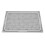 Spacious Double Layer Cat Litter Mat 41x28cm Washable Light Gray 1