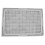 Spacious Double Layer Cat Litter Mat 41x28cm Washable Light Gray 16