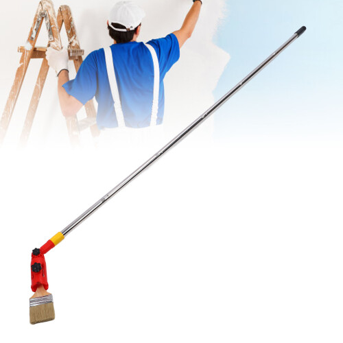 Multi-Angle Paint Brush Extender with 1.7m Pole & 180 Rotation