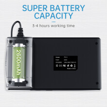 Endoscope industriel 2600 mAh câble de 5 m 5,5 mm noir