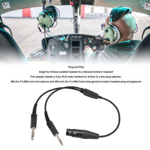 5-Pin XLR auf GA Dual-Plug-Y-Splitter-Adapter 2