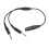 5-Pin XLR auf GA Dual-Plug-Y-Splitter-Adapter 2
