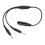 5-Pin XLR auf GA Dual-Plug-Y-Splitter-Adapter 11