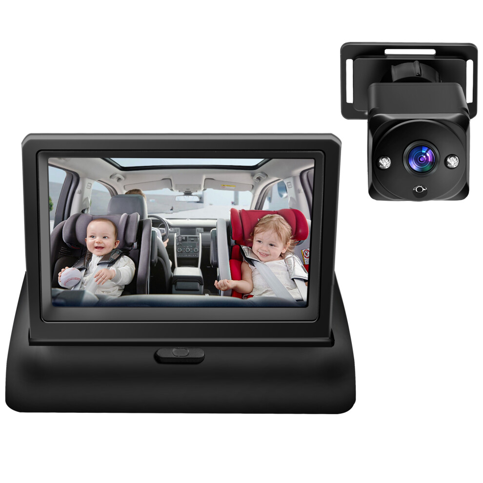 1080P Baby Car Camera With Night Vision, 4.3" Monitor & 150 Wide Angle 5021335282669