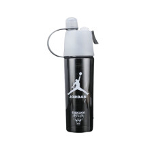 (Jordan)600ml Kobe James Jordan Sport Spray Water Cup Grote Capaciteit Fles Draagbaar
