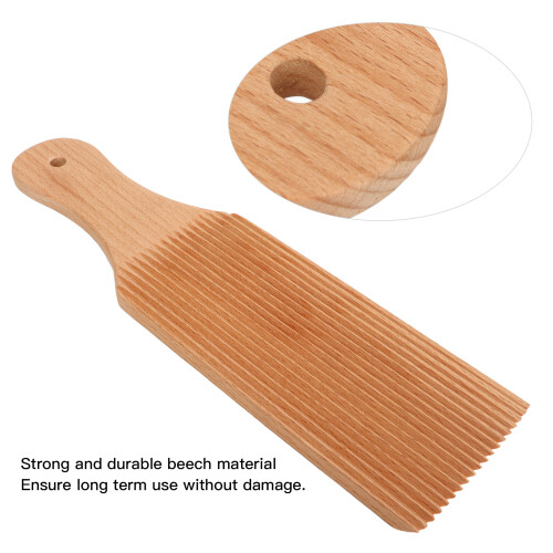Smooth Surface Beech Gnocchi Board - Lightweight Practical Kitchen Tool 2