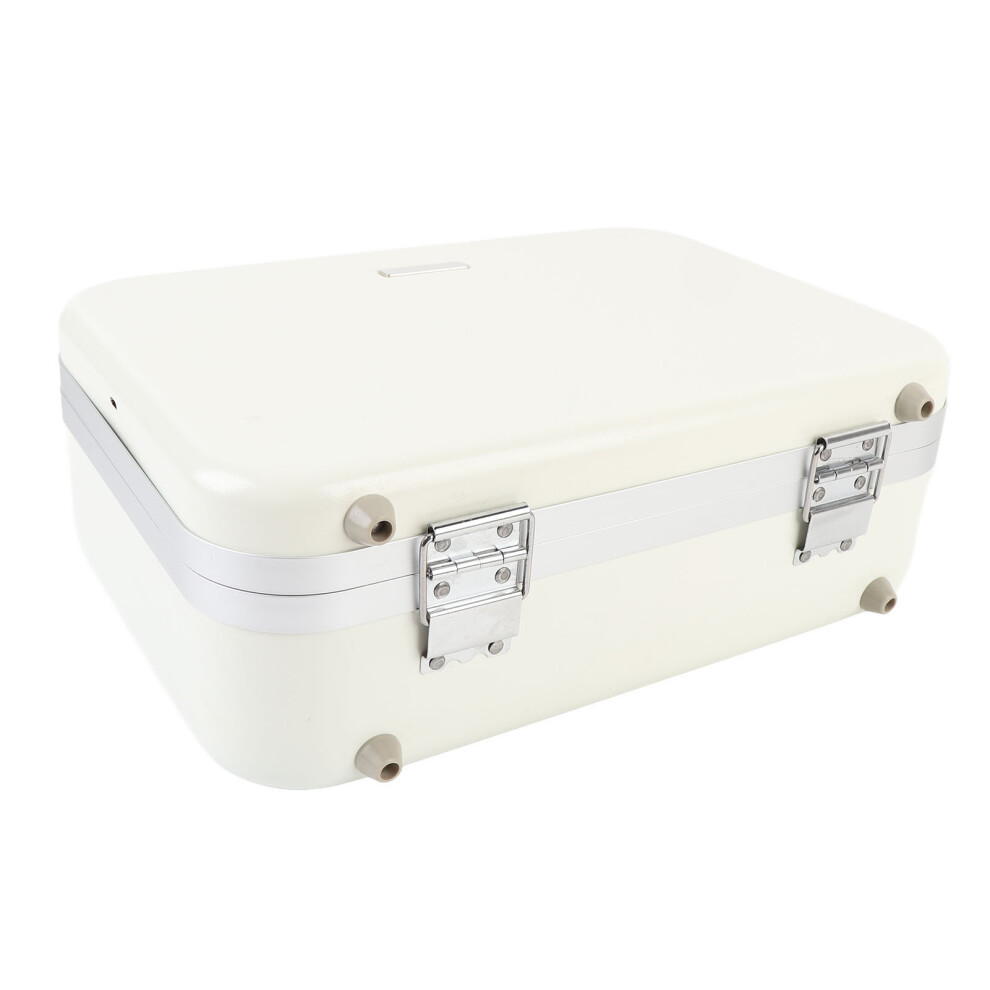 Makeup Bag with LED Mirror USB Rechargeable - 3 Light Colors, 34x24x12cm