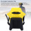 Foldable Plastic Baby Doll Bike Seat with Adjustable Strap - Yellow 6