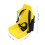 Foldable Plastic Baby Doll Bike Seat with Adjustable Strap - Yellow 2