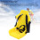 Foldable Plastic Baby Doll Bike Seat with Adjustable Strap - Yellow 8