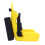 Foldable Plastic Baby Doll Bike Seat with Adjustable Strap - Yellow 16