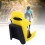 Foldable Plastic Baby Doll Bike Seat with Adjustable Strap - Yellow 4