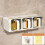 Boîte à épices murale 3 compartiments, 320 x 100 x 100 mm, ABS 2