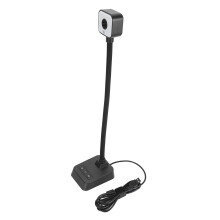 4K USB Document Camera with 360 Rotatable Lens, Auto Focus, & 3-Level LED Light