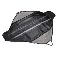 Black PVC Large Capacity Fish Weigh Bag with Ruler for Tournaments