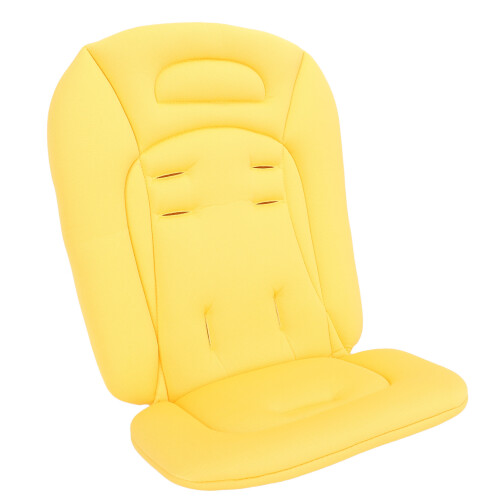 Baby Stroller Cushion Pad, Removable Washable, Light Yellow, 71.5x40.5cm 2