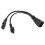 IEC320 C20 zu C5/C13 Y-Splitter 12.6in 20A 16