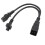 IEC320 C20 zu C5/C13 Y-Splitter 12.6in 20A 2