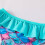 2 Stück Mädchen Langarm Rash Guard Schwimm-Set 100-140 6