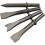 Pneumatic Tool 150-Model Chipping Hammer Kit With Air Chisel Shovel Spade Rust Remover 4 Heads 3