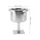 Edelstahl-Schwimmbahn 255 g 100  90 mm Silber 2