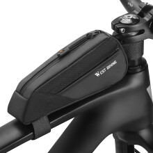0,5L Fahrrad Tasche Fahrradrahmen Vorderrohr Tasche Fahrrad Vorderrahmentasche Kompakte Größe Glattes Reißverschluss Fahrradtasche Rennrad