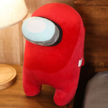 (Red)30cm Among Us Plush Soft Stuffed Toy Doll Game Figure Plushie Kids Gifts Xmas
