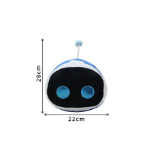 (Head)Astro Bot Peluche Astro Sala de Juegos Bot Muñeca de Peluche Estación de Juego Juguete Suave Regalos