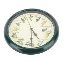 Orologio da parete da 10 pollici 3xAA verde rotondo silenzioso cucù