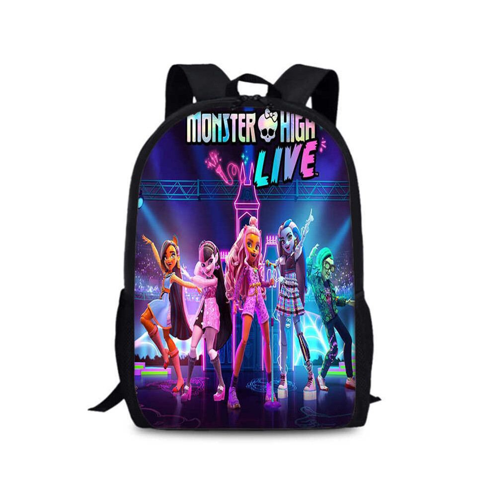 (Style 24)Monster High Unisex 15 Pulgadas Mochila Soporte ErgonóMico Oxford Bolso Escolar Tela-image