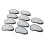 Set di copricapi da 10 pezzi - Taglia unica, rete in nylon grigio 14