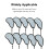 Set di copricapi da 10 pezzi - Taglia unica, rete in nylon grigio 4