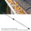 Durable Aluminum Alloy 2-8.2ft Extendable Roof Gutter Cleaner Pole 4