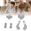 Metall-Thumbsticks-Set für Elite Series 2 Silber 15