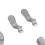 Metall-Thumbsticks-Set für Elite Series 2 Silber 8