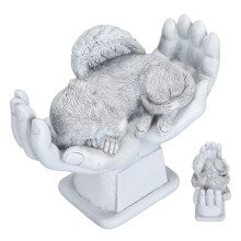 Statua commemorativa per animali domestici in resina 20,8 17,8 10,2 cm Palm