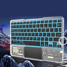 Clavier et souris Bluetooth 500 mAh 9,7  6,7  0,3 po 7 couleurs