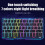Bluetooth Keyboard Mouse Set 7-Color Night Light | 78-Key, 500mAh 5