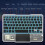 Bluetooth Keyboard Mouse Set 7-Color Night Light | 78-Key, 500mAh 7