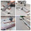 Marco de acero inoxidable ajustable 170x200mm 55-135mm 5