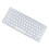 Clavier Bluetooth espagnol 78 touches 2xAAA argent et blanc 8