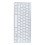 Clavier Bluetooth espagnol 78 touches 2xAAA argent et blanc 6