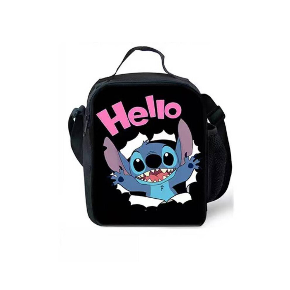 (Style 25)Bolsa De Lonchera Con DiseñO Con Estampado De Puntada Para NiñOs Adecuada Para La Escuela Diaria Y El Uso Al Aire Libre-image