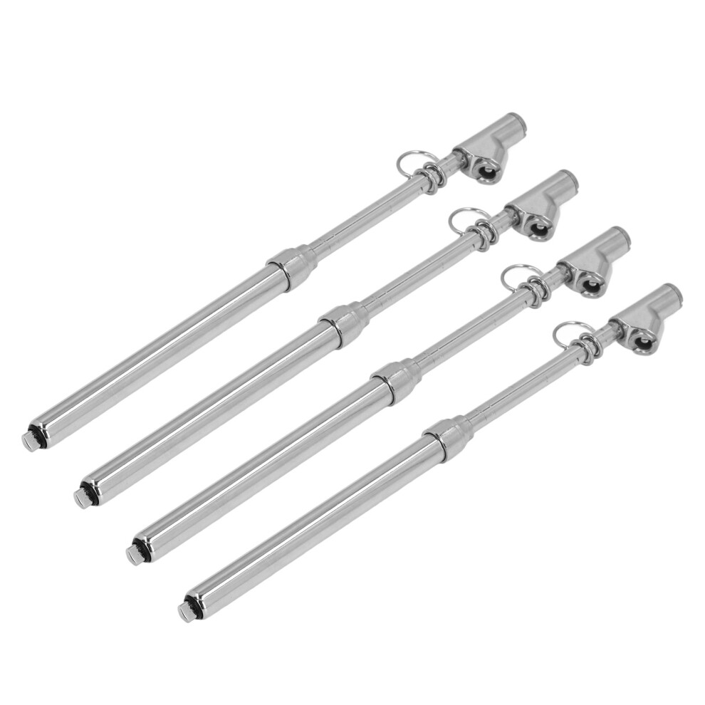 4Pcs Dual Head Tire Pressure Gauge Stainless Steel 10-160 Psi 6921335307272