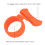 Housse en silicone pour médiator, taille M, 2.0mm/23–27mm 2