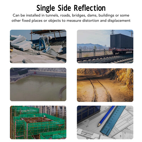 Total Station Reflector for Tunnels & Highways, ABS Material 2